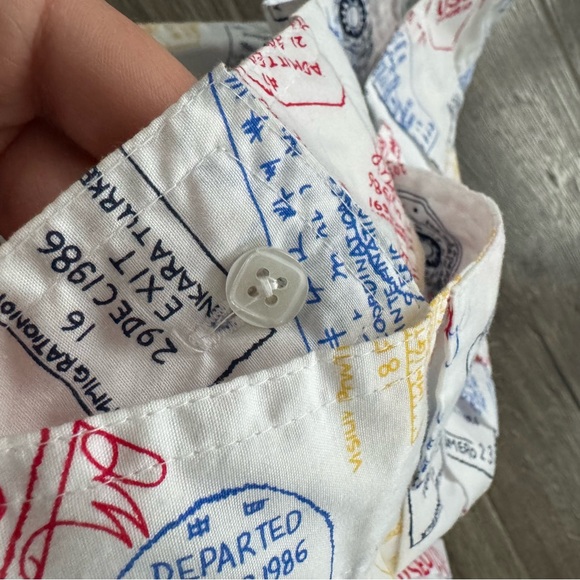 Vintage Carriage Court Classics Postage Travel Novelty Printed Midi Skirt - Picture 5 of 7